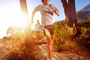 Runners on Trail